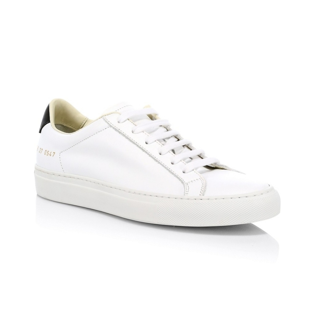 Common Projects Retro Leather Low-Top Sneakers